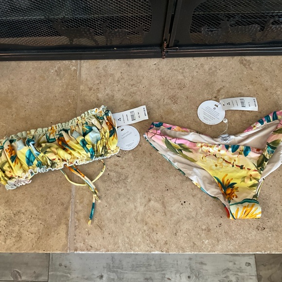 PQ Swim Yellow Floral Bikini - Picture 1 of 5